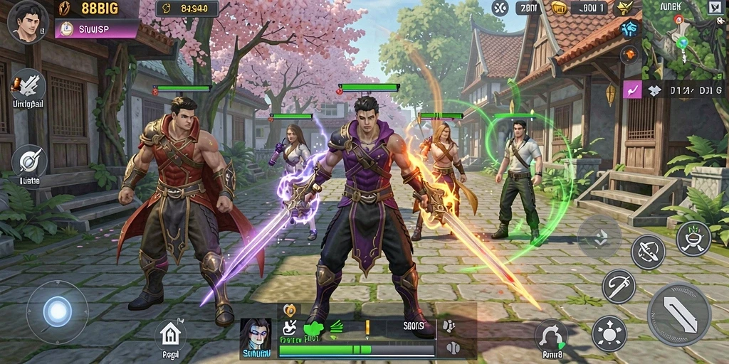 Tampilan menarik dari gameplay strategi di 88BIG.
