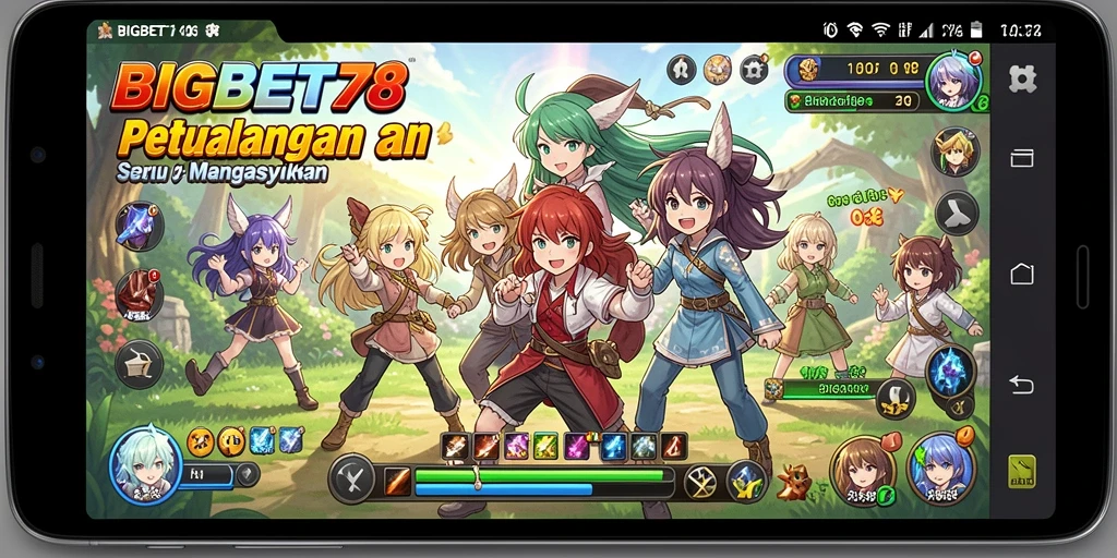 Tampilan gameplay BIGBET78 yang menakjubkan dan dinamis.