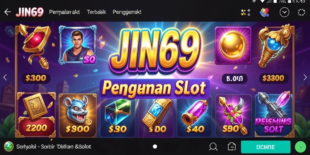 Tampilan screenshot JIN69 menampilkan gameplay Slot yang mengasyikkan.