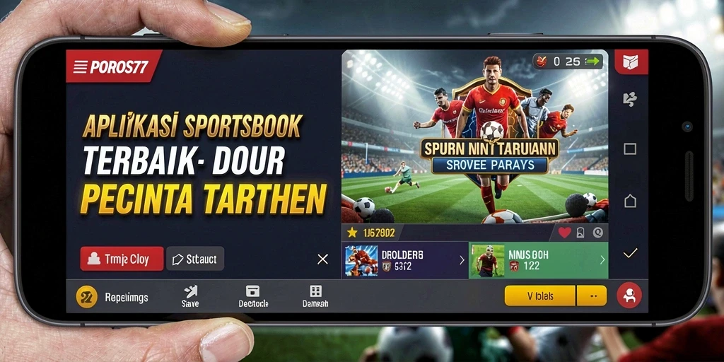 Screenshot POROS77 menampilkan antarmuka sportsbook yang menarik.