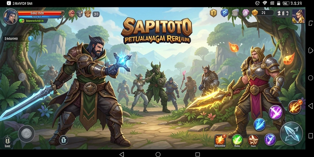 Tangkapan layar gameplay SAPITOTO yang menampilkan aksi petualangan mendebarkan.